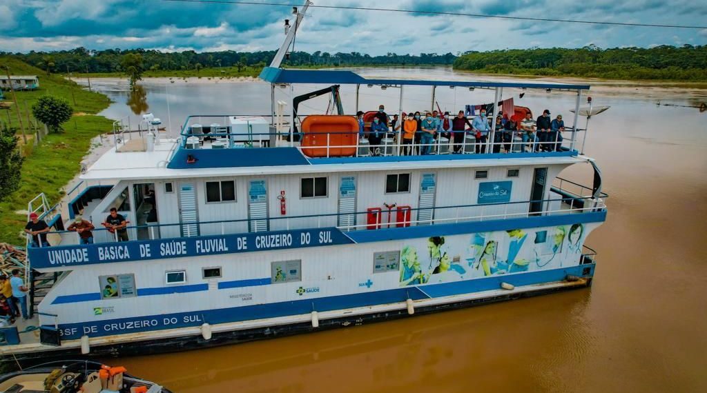 Prefeitura vai manter Unidade Fluvial de Saúde de inverno a verão atendendo ribeirinhos