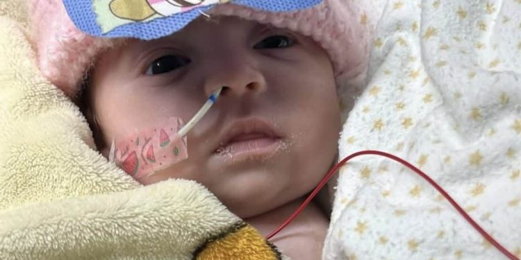 Menina Aurora mostra sinais de recuperação após enxerto complexo e inspira onda de solidariedade